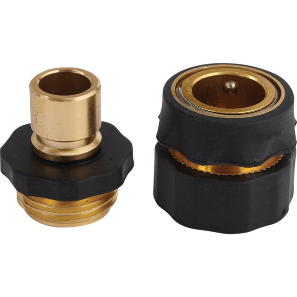 Best Garden 1 Male, 1 Female Metal Quick Connect Connector Set 45C-BGDI 733255