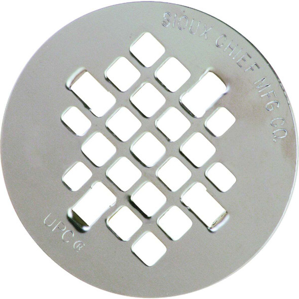 Sioux Chief 4-1/4 In. Stainless Steel Snap-In Shower Drain Strainer 827-2SPK1