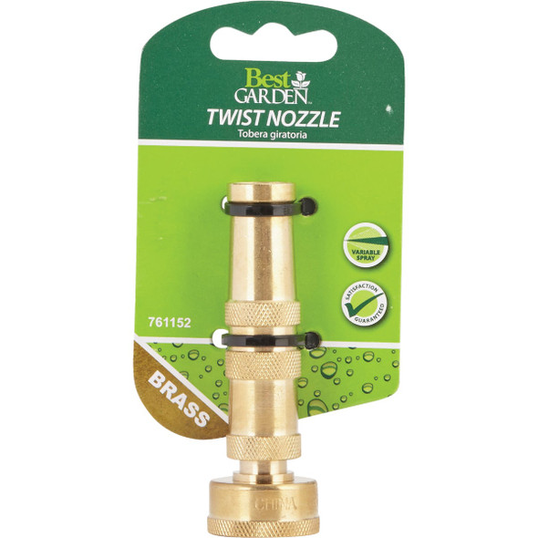 Best Garden Brass Twist Nozzle JR0721 761152