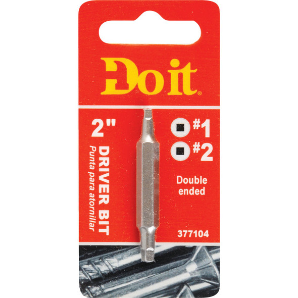 Do it #1 Square Recess Double-End Screwdriver Bit 308641DB Do it #1 Square Recess Double-End Screwdriver Bit 308641DB