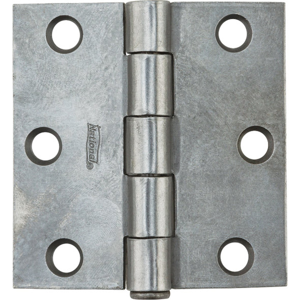 National Hardware 2-1/2 In. Square Plain Steel Broad Door Hinge