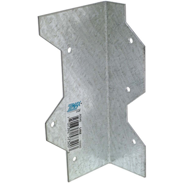 5 in. 16-Gauge ZMAX Galvanized Reinforcing L Angle L50Z Pack of 100