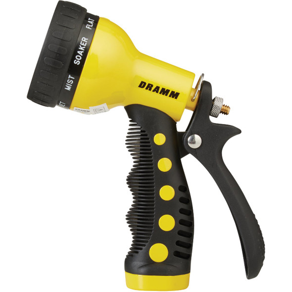 Dramm Heavy-Duty Metal 9-Pattern Nozzle, Yellow 60-22703 703902