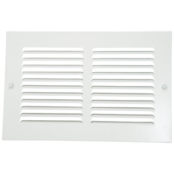 Home Impressions 6 In. x 10 In. Stamped Steel Return Air Grille Home Impressions 6 In. x 10 In. Stamped Steel Return Air Grille