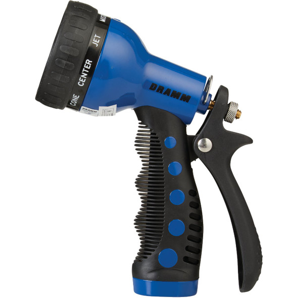Dramm Heavy-Duty Metal 9-Pattern Nozzle, Blue Dramm Heavy-Duty Metal 9-Pattern Nozzle, Blue