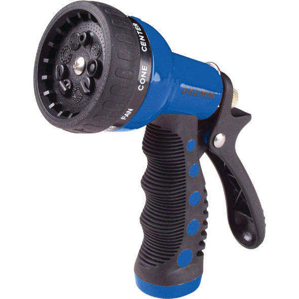 Dramm Heavy-Duty Metal 9-Pattern Nozzle, Blue 60-22705
