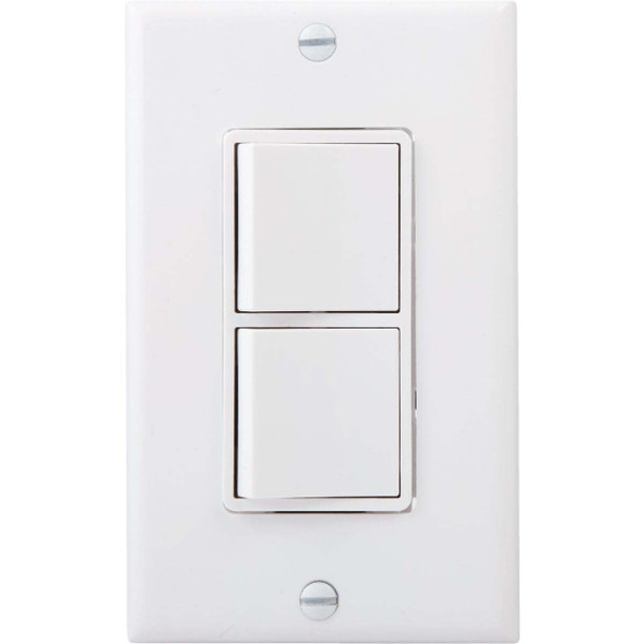 Do it Best Single Pole White 15A Duplex Switch C22-05679-00W