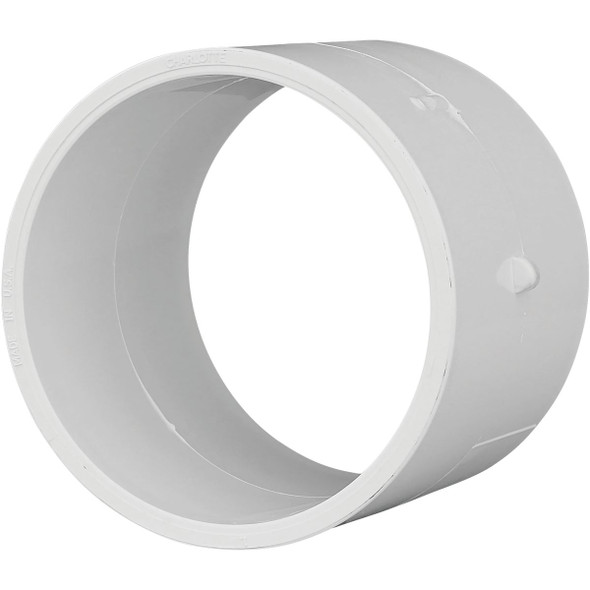 Charlotte Pipe 4 In. Schedule 40 DWV PVC Repair Coupling PVC 00130  1200HA