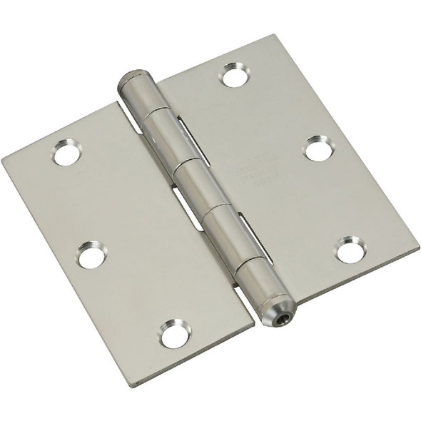 National Hardware 3-1/2 In. Square Stainless Steel Door Hinge N225-920