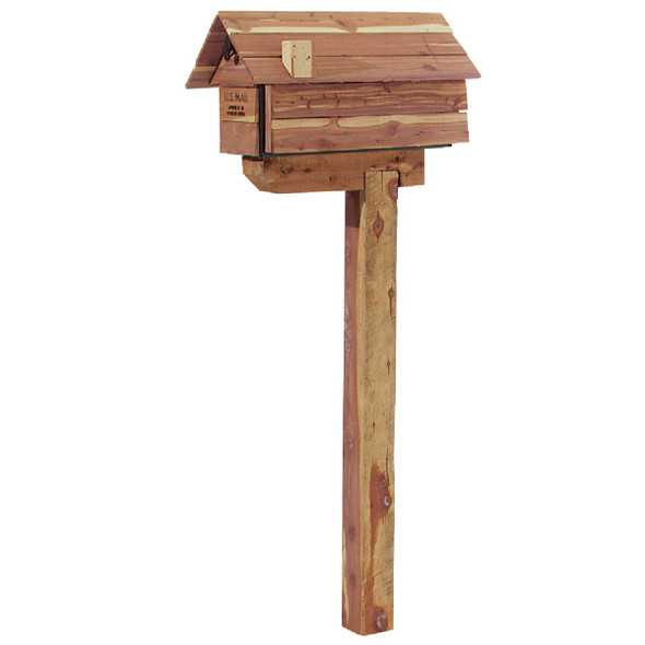 Gibraltar Red Cedar Drive-In Mailbox Post Kit DPK000AM 250120