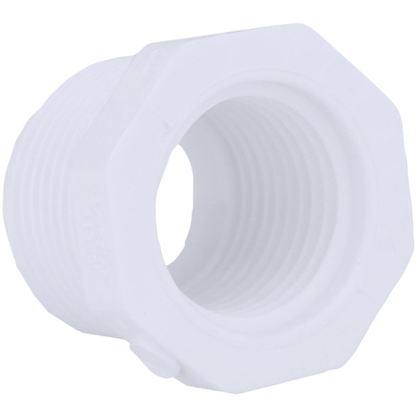 Charlotte Pipe 2 In. MPT x 1 In. FPT Schedule 40 PVC Bushing PVC 02112  3600HA