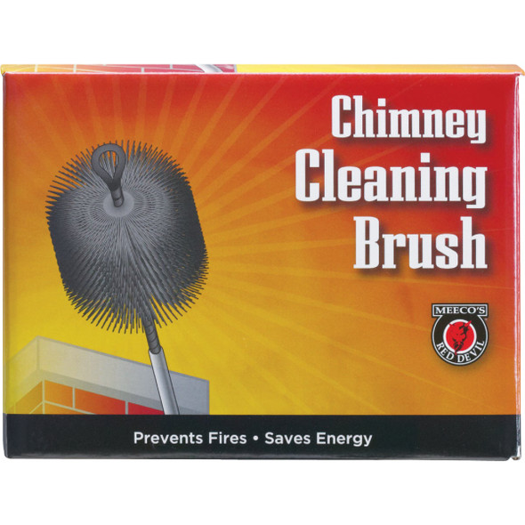 Meeco's Red Devil 8 In. Round Wire Chimney Brush 30800 425409