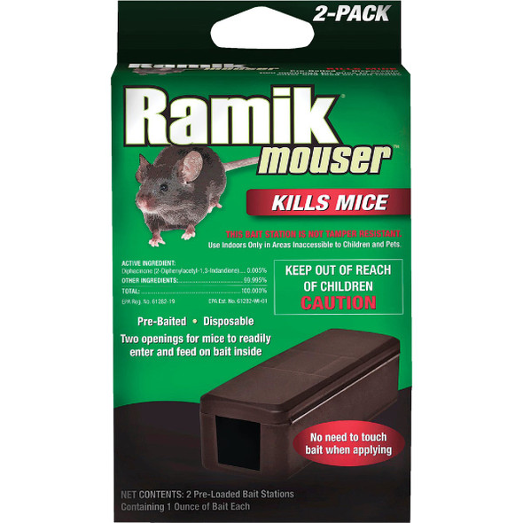 Ramik Mouser Disposable Mouse Bait Station (2-Pack) 000600