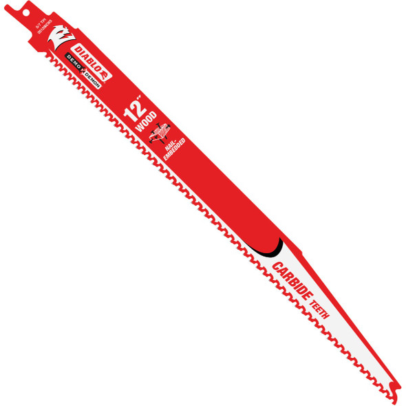Diablo Demo Demon 12 In. 6 TPI Carbide Reciprocating Saw Blade DS1206CWS