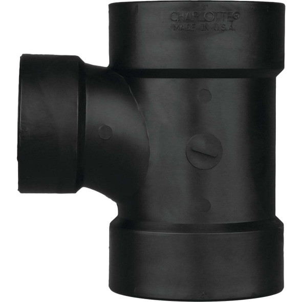 Charlotte Pipe 4x2 Abs Sanitary Tee ABS 00401  1800HA
