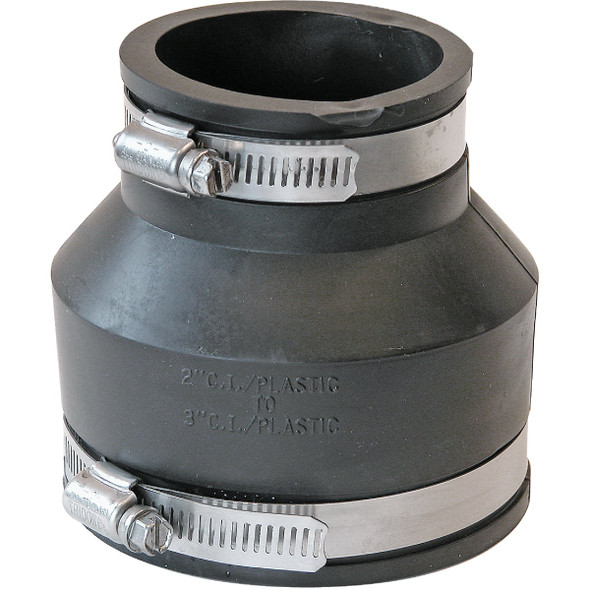 Fernco 3 In. x 2 In. Flexible PVC Coupling P1056-32