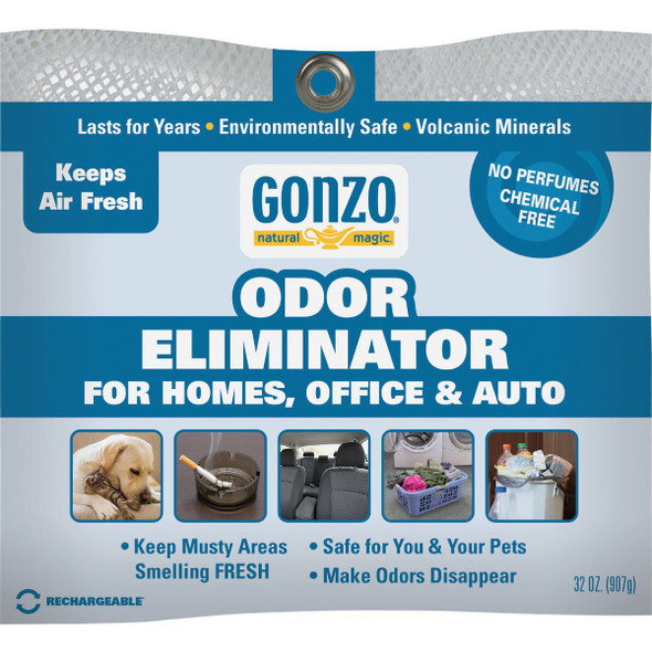 Gonzo Odor Eliminator 32 Oz. Original Scent Solid Air Freshener 1013D