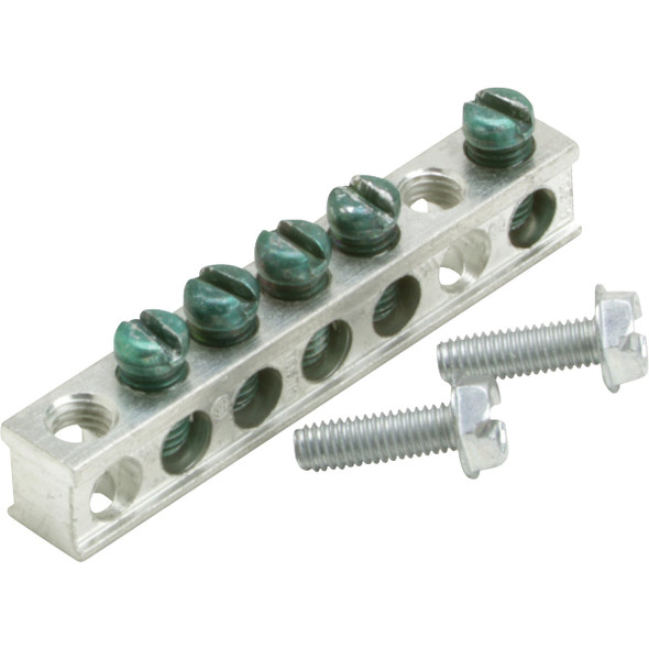 Eaton 5-Terminal BR Aluminum Ground Bar Kit GBK5P