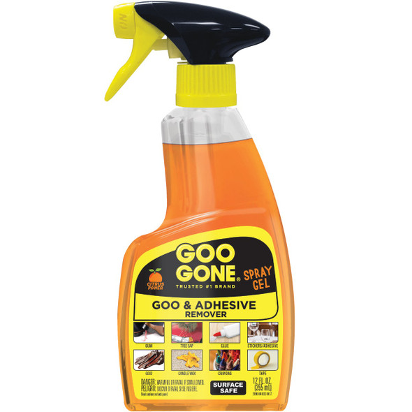Goo Gone 12 Oz. Spray Gel Adhesive Remover 2096