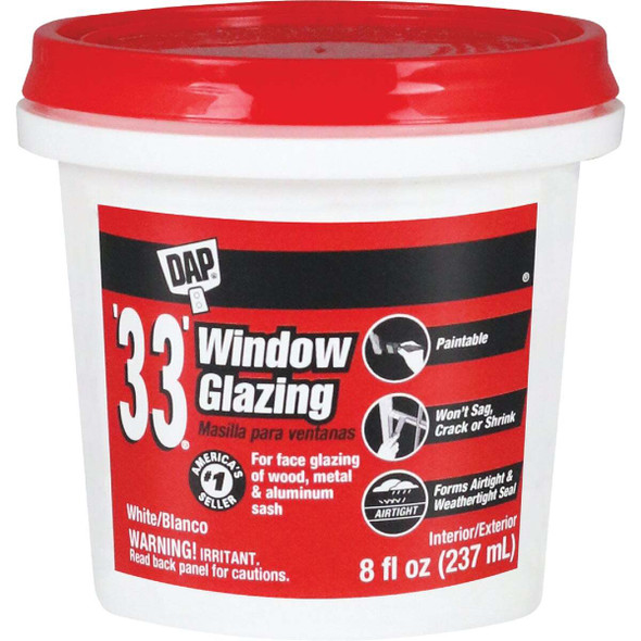 DAP 33 8 Oz. Glazing Compound 7079812120
