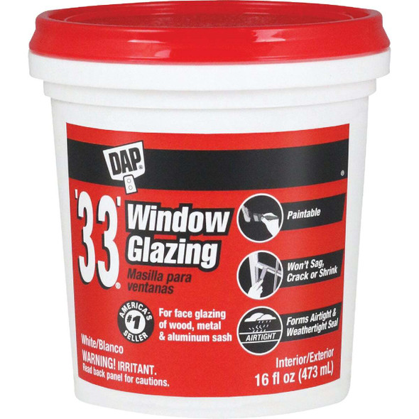 DAP 33 16 Oz. Glazing Compound 7079812121