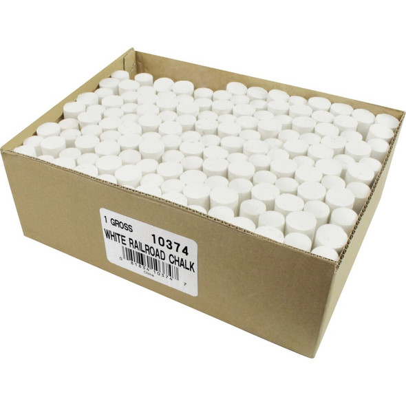 C.H. Hanson White Railroad Chalk (144-Pieces) 10374 344958