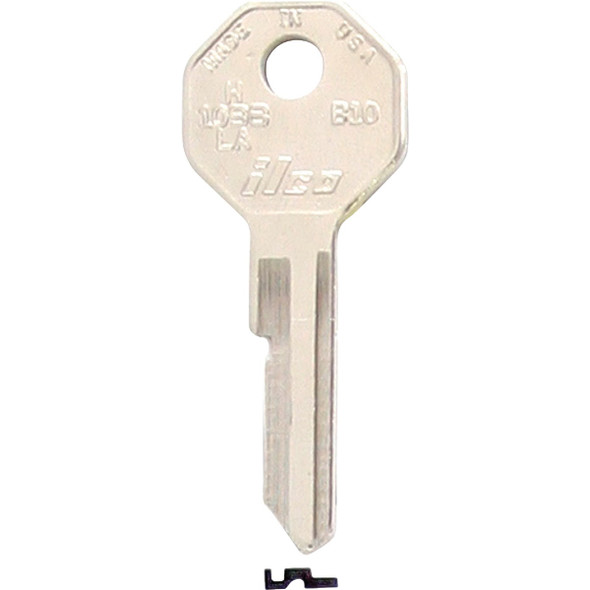 ILCO GM Nickel Plated Automotive Key, B10 / H1098LA (10-Pack) IAL2931900B