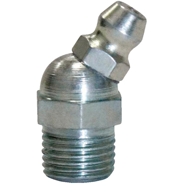 Plews Lubrimatic 45 Deg, Short 1/8" Grease Fitting 11-159