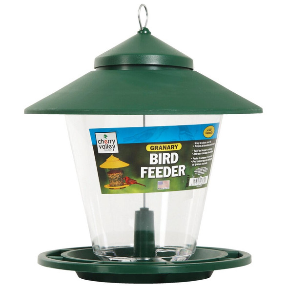 Cherry Valley Plastic Hopper Bird Feeder, 4 Lb. NA6231 706891