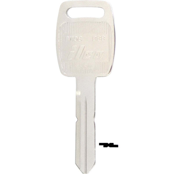 ILCO GM Nickel Plated Automotive Key, B88 / P1108 (10-Pack) IAL01625002