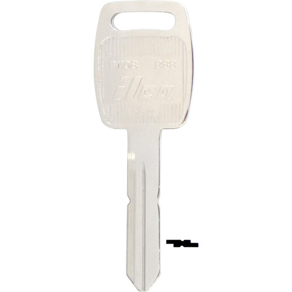 ILCO GM Nickel Plated Automotive Key, B88 / P1108 (10-Pack) IAL01625002