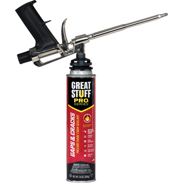 Great Stuff Pro Gaps & Cracks 24 Oz. Gun Foam 341557 273244
