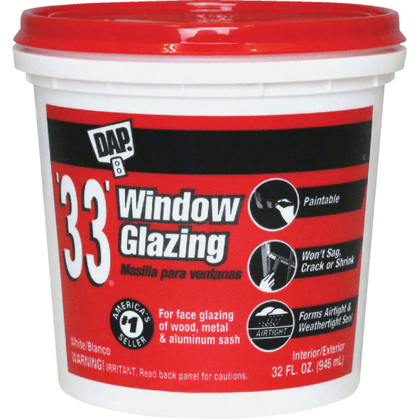DAP 33 32 Oz. Glazing Compound 7079812122