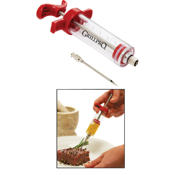 GrillPro Stainless Steel 10 In. Marinade Meat Injector 14950 GrillPro Stainless Steel 10 In. Marinade Meat Injector 14950