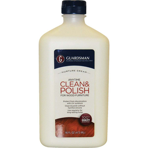 Guardsman 16 Oz. Clean & Polish Wood Furniture Nurture Cream 461500