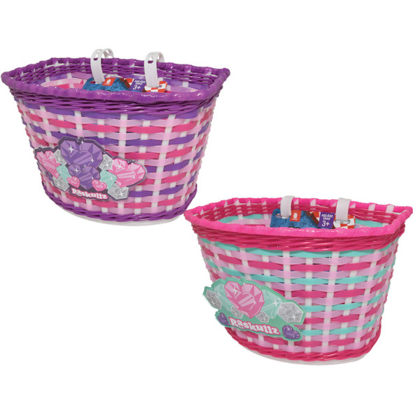 Bell Sports Raskullz Plastic Unicorn Handle Bicycle Basket 7153115