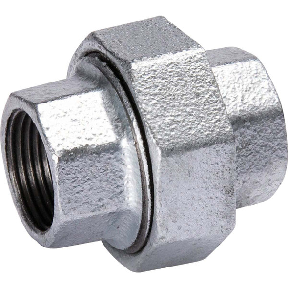 Southland 1-1/2 In. x 1-1/2 In. FPT Malleable Iron Galvanized Union 511-707HN