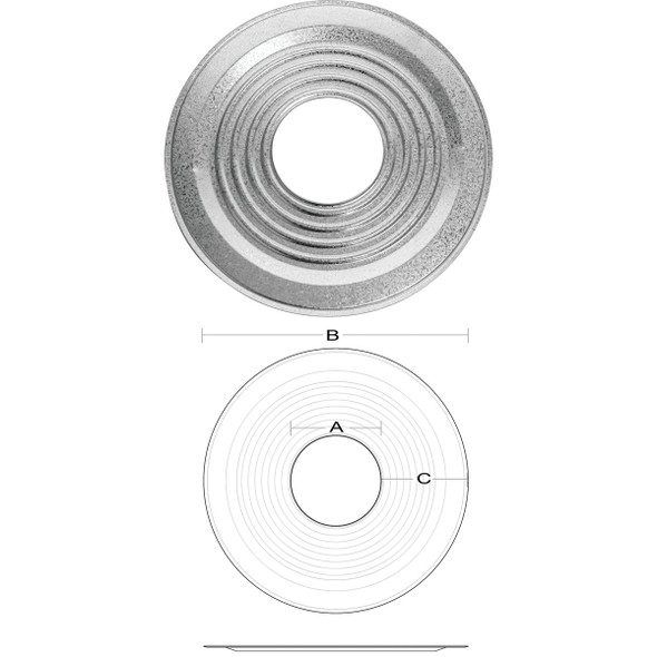 SELKIRK RV 3 In. x 3-3/4 In. x 8-1/2 In. Gas Vent Collar 103460