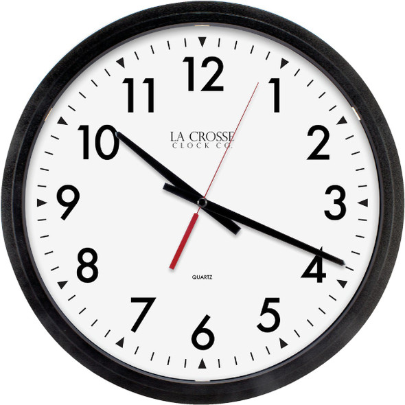 La Crosse Technology Commercial Quartz Wall Clock 404-2636-INT