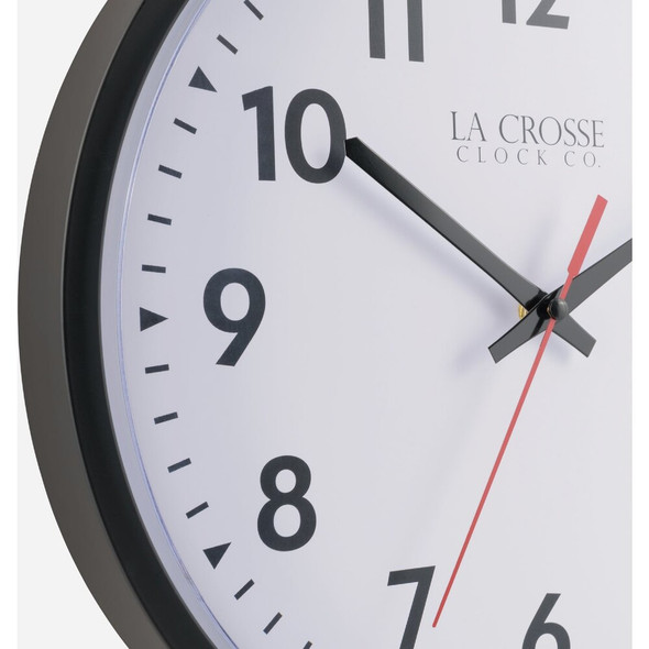 La Crosse Technology Commercial Quartz Wall Clock 404-2636-INT 652946