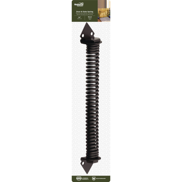 National Hardware 14 In. Black Cold Rolled Steel Gate Spring National Hardware 14 In. Black Cold Rolled Steel Gate Spring