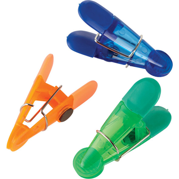 Smart Savers 3-1-4 In. x 8 In. Plastic Giant Bag Clip (3-Pack) HK059 Pack of 12 633648