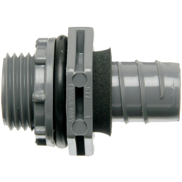 Carlon 1/2 In. Straight Non-Metallic Liquid Tight Fitting LN43DACTN