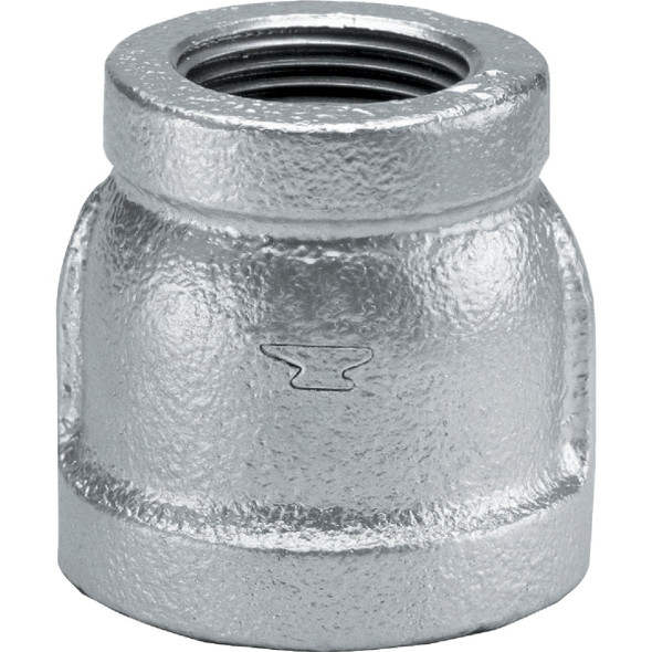 Anvil 2 In. x 1-1/4 In. FPT Reducing Galvanized Coupling 8700135901