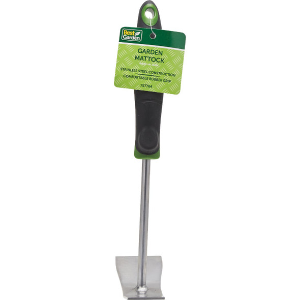 Best Garden 14 In. Steel Garden Planting Mattock