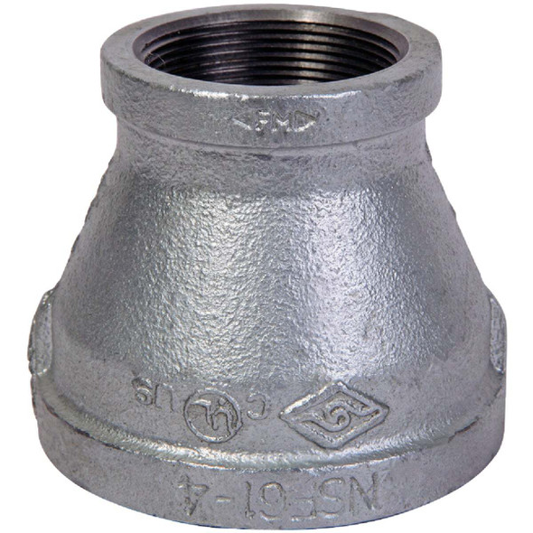 Southland 1-1/2 In. x 1-1/4 In. FPT Reducing Galvanized Coupling 511-376HN