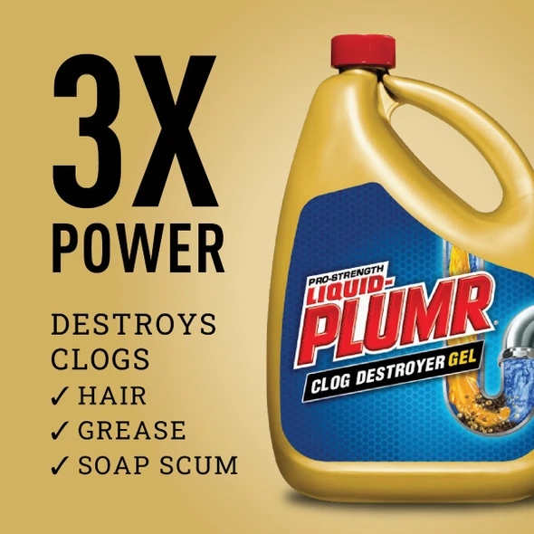 Liquid-Plumr 80 Oz. Pro-Strength Full Clog Destroyer 00228 639303