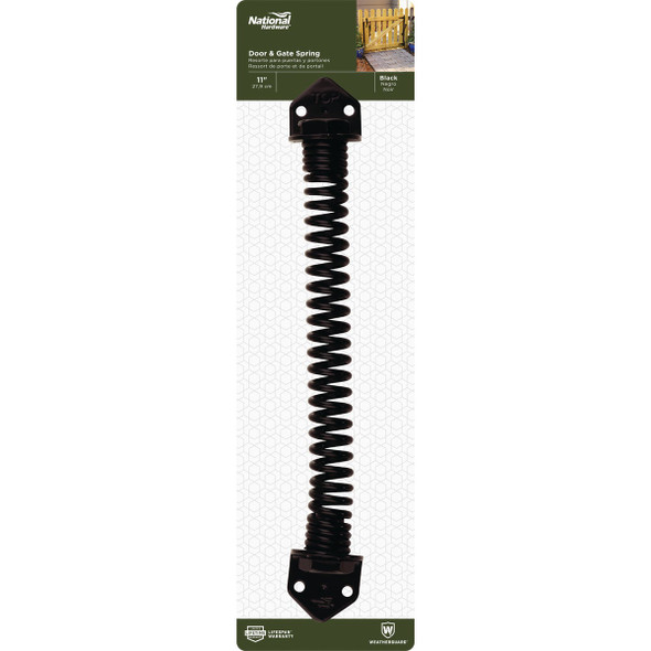 National Hardware 11 In. Black Cold Rolled Steel Gate Spring National Hardware 11 In. Black Cold Rolled Steel Gate Spring