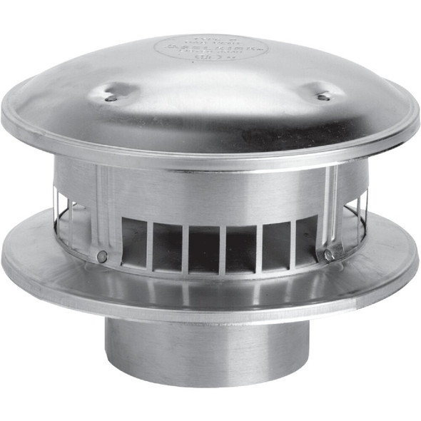 SELKIRK RV 4 In. x 8 In. x 4-1-4 In. Gas Vent Cap 104800 441445