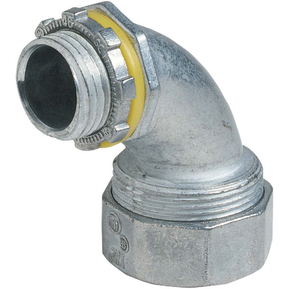 Halex 1/2 In. 90 Deg Die-Cast Zinc Liquid Tight Connector 91695
